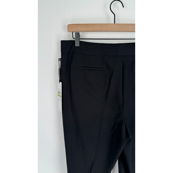 Calvin Klein Womens Black Trouser Dress Pants Classic Fit Flat Front Size 14 NWT - Picture 5 of 9